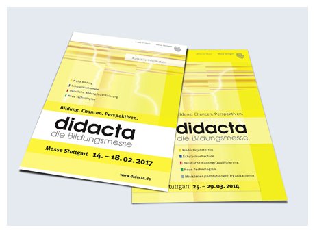 Kunde: Messe Stuttgart<br/>Projekt: didacta, Aussteller- und Besucherwerbung
